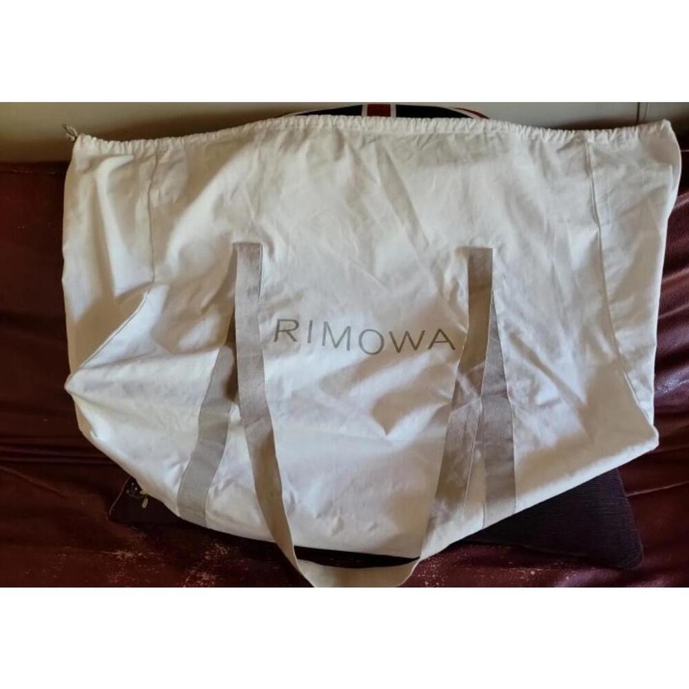 RIMOWA Laundry Tote bag Luggage XL Canvas H 23" X D14"X W 31" White/gray #C2 - Picture 5 of 11